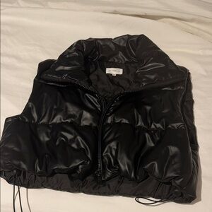 Better Be Black Quilted Puffer Vest
